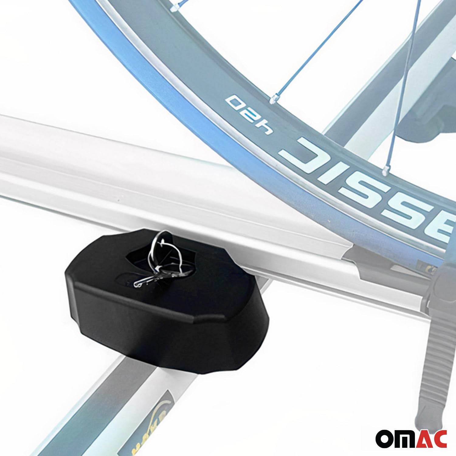 Bagażnik Rowerowy Dachfahrradträger bis 17kg Aluminium Srebrny Uchwyt Rowerowy 2tlg