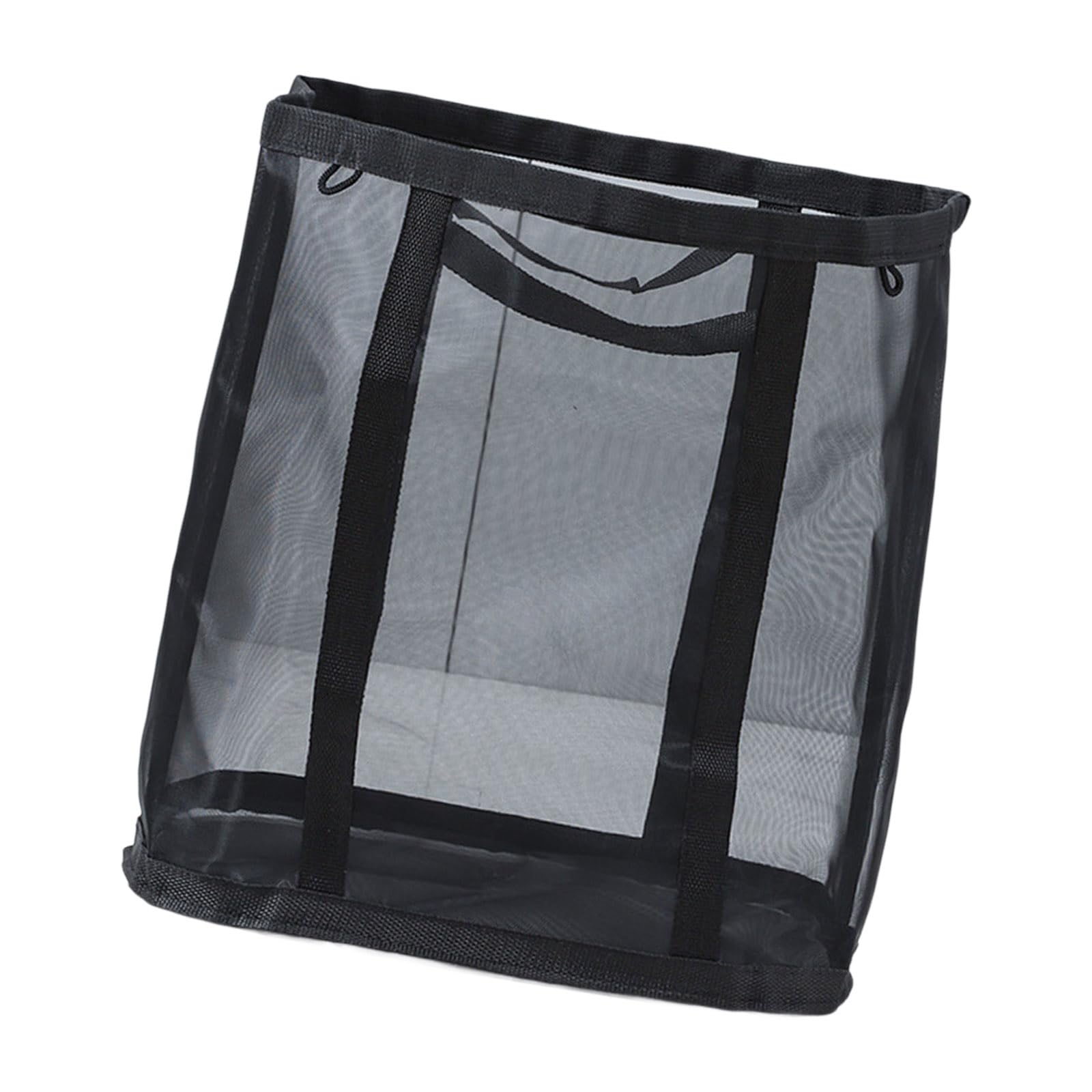 Portable Foldable Clothes Basket Nylon Fabric Laundry Hamper with Reinforced Carry Handle for Small Spaces or Travel Foldable Dirty Clothes Organiser