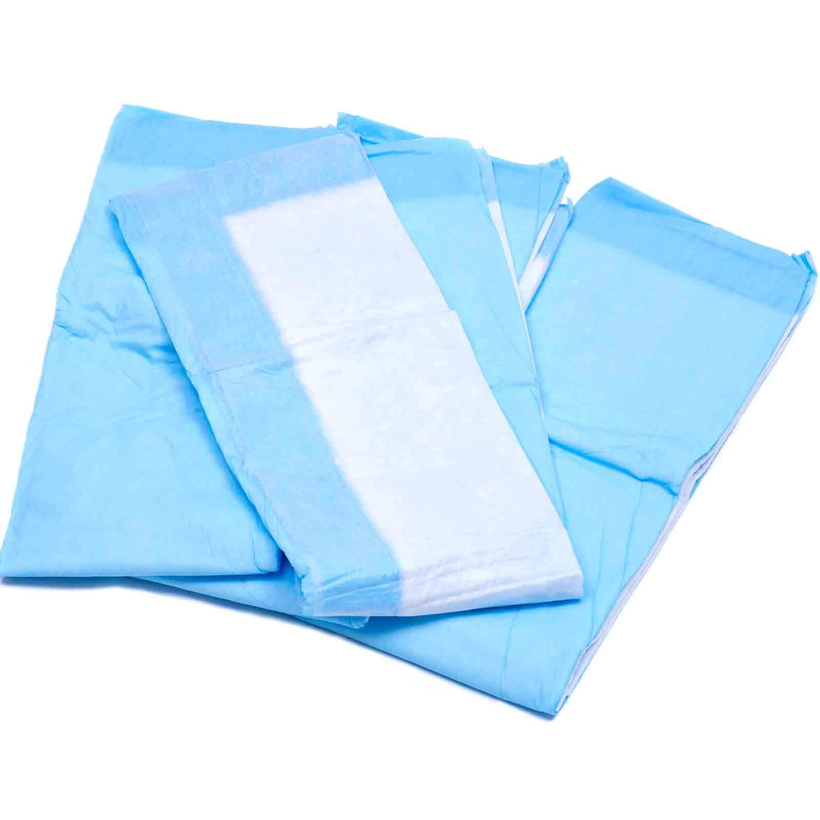 150 Stück 60x60 cm Wickelunterlagen // Baby Wickelauflage für unterwegs // wasserdicht und hygienisch