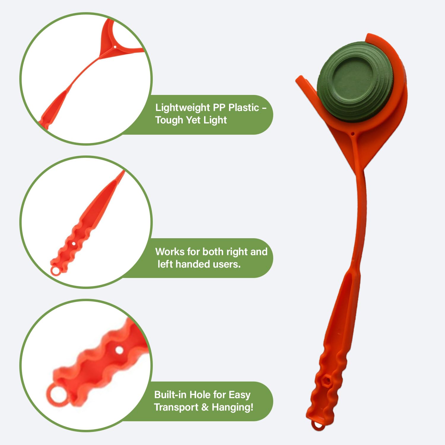 Handheld-Tonwerfer – Tonscheibenwerfer für Outdoor-Schießen, Sport und Jagd, 50,8 cm L, 1 Stück