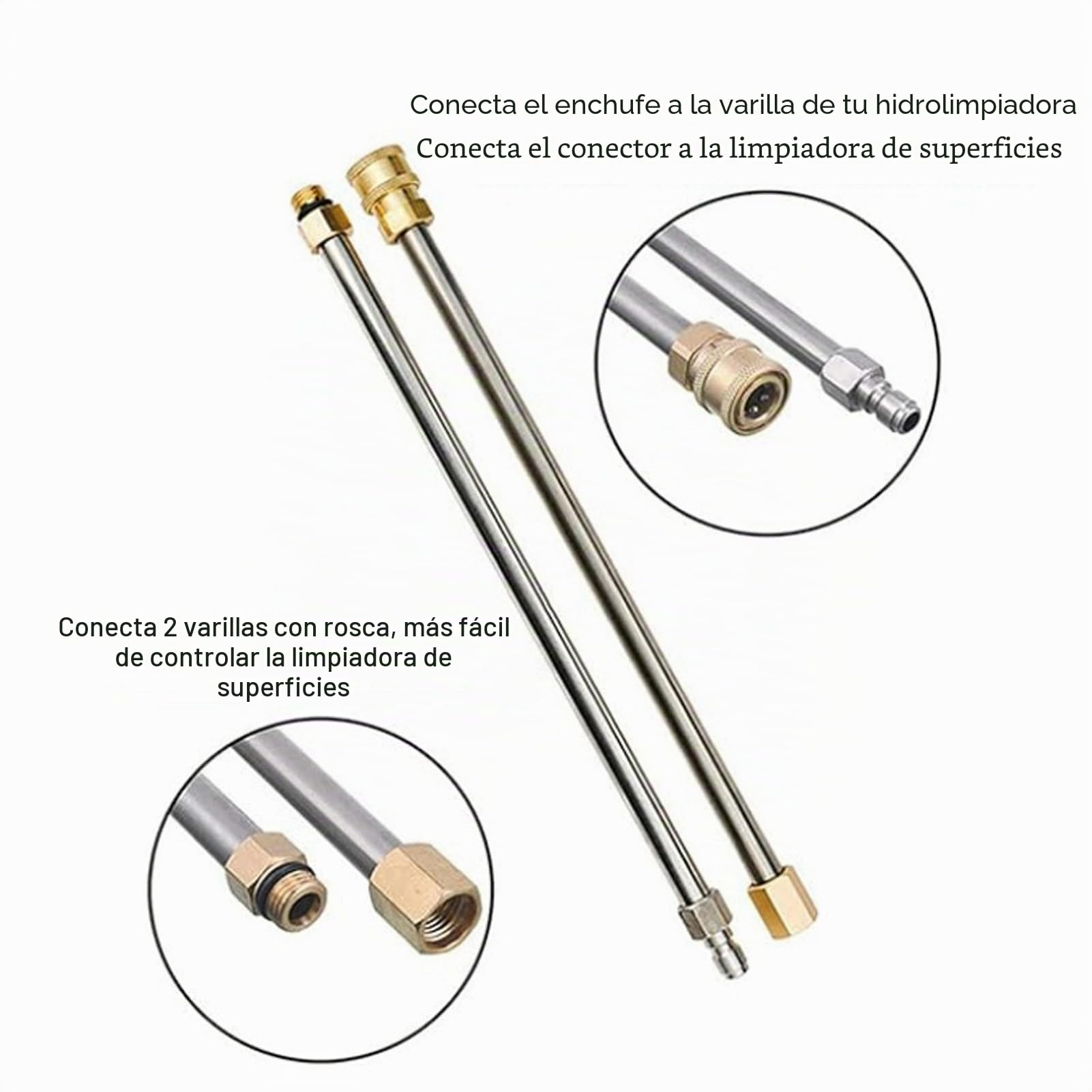 Limpiador de Superficies de Lavadora a Presión de 13 Pulgadas, Accesorio de Lavadora Eléctrica de Acero Inoxidable para Limpieza de Calzadas, Aceras y Patios, 2500