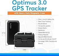 Vista 3 de Optimus 3.0 GPS Tracker - Over 1 Month Battery - with Heavy Duty Waterproof Case and Powerful Magnets for Vehicles and Assets