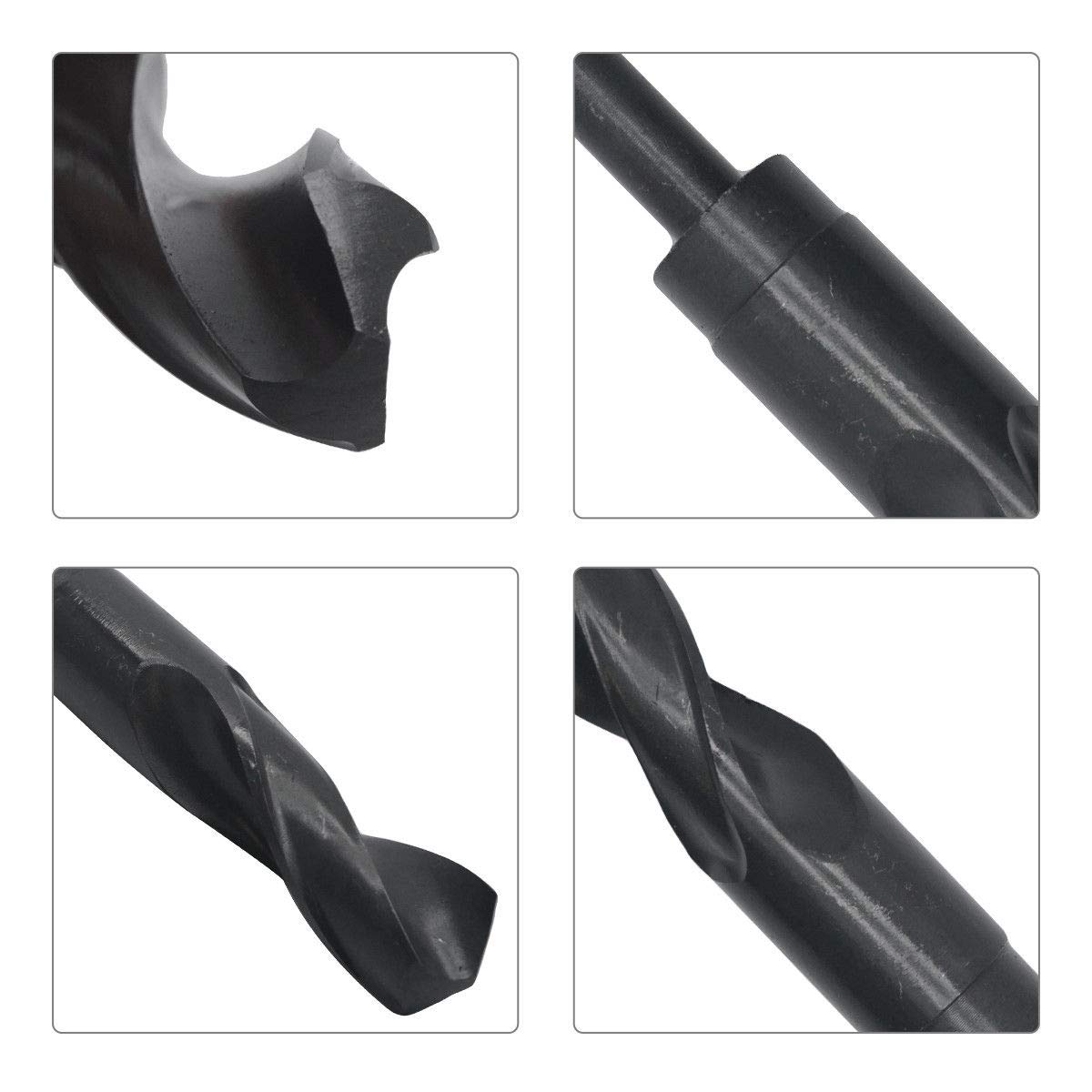 HSS-Bohrer Set – Reduzierter Schaft, 14–25 Mm, Für Metall, Holz & Aluminium, DIN 338