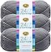 Produktbild Lion Brand Yarn 761-149 24/7 Baumwollgarn, Silber, 3er-Pack