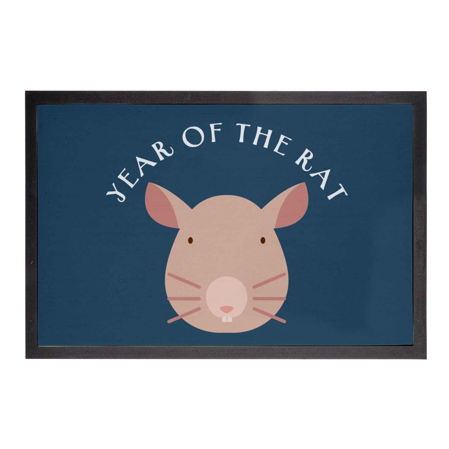 Paillasson Rat Horoscope Chinois pour sublimer votre entrée de maison azur