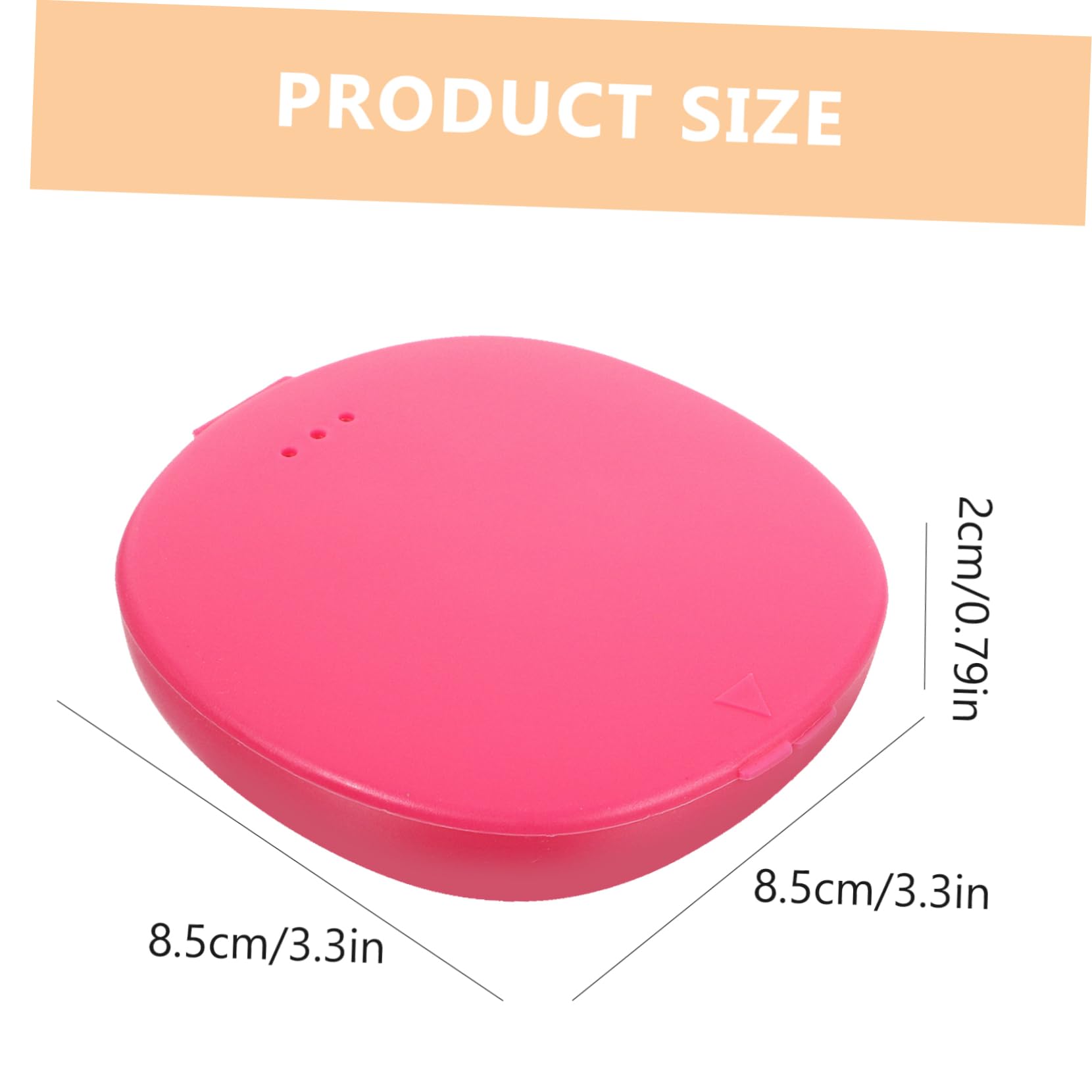 Healeved 2pcs Box Storage Box Portable Pacifier Holders Pacifier Case Cups Diva Cleaner Suitcase Holder Items Reusable Pink re-usable