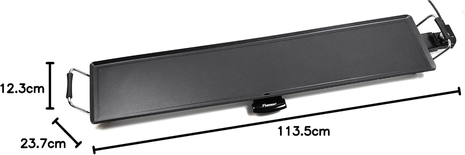 Bestron ABP605 - Barbecue elettrico da tavolo per 10 persone, in plastica/metallo Bestron ABP605 - Barbecue elettrico da tavolo per 10 persone, in plastica/metallo
