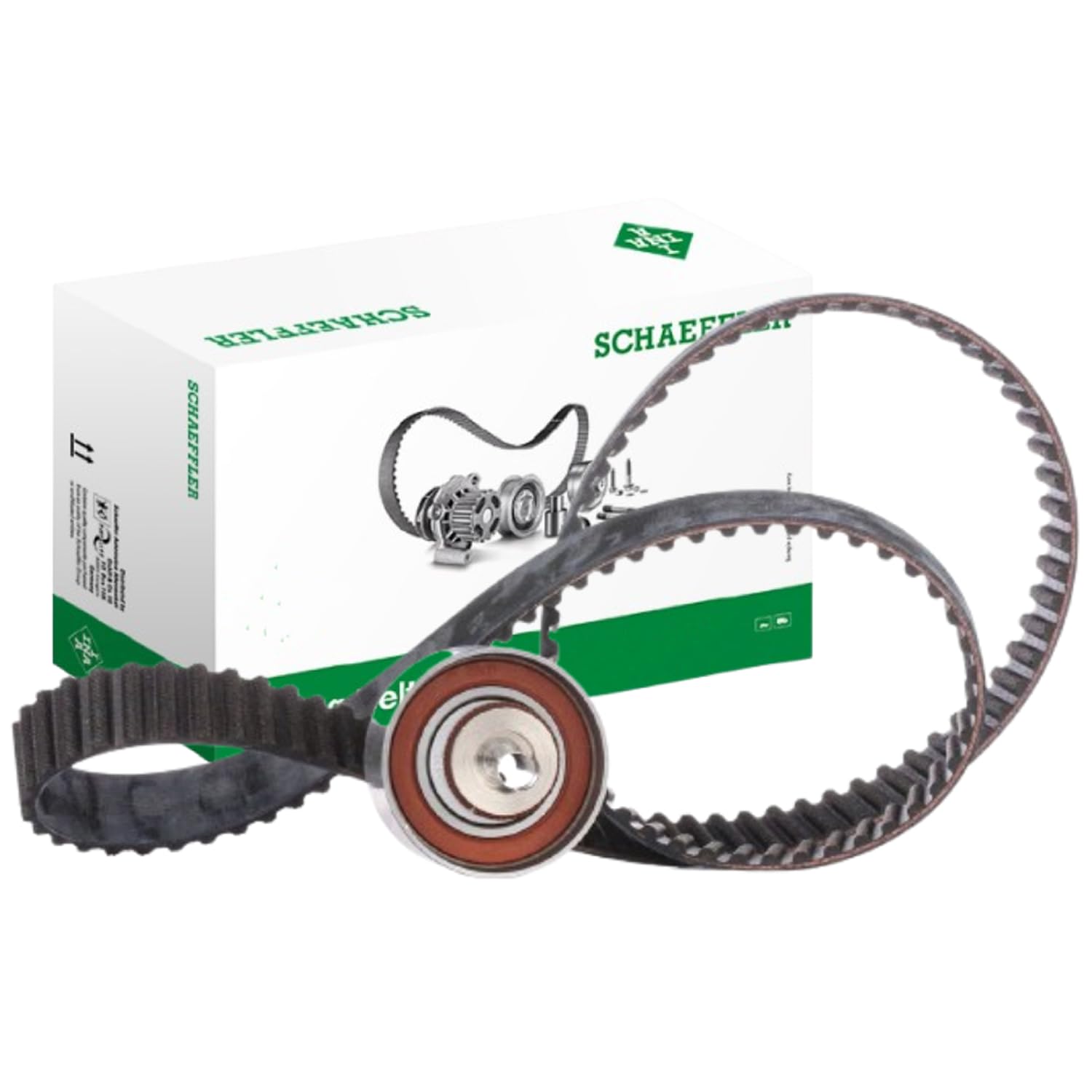 KIT CINGHIA DISTRIBUZIONE E RULLO TENDITORE COMPATIBILE CON PUNTO EVO 1.2 65CV