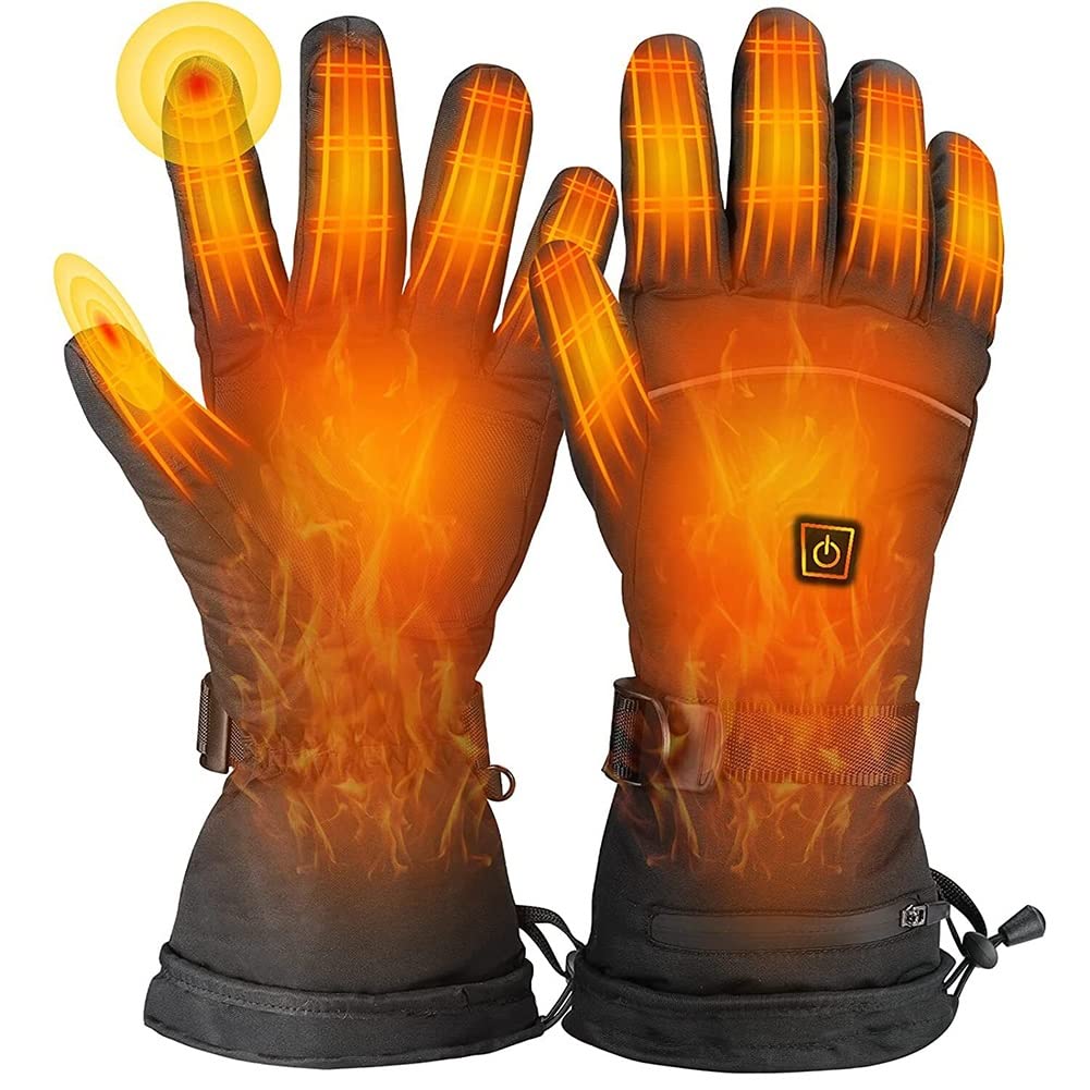 Gants chauffants contre le froid aux mains imperméables écran tactile