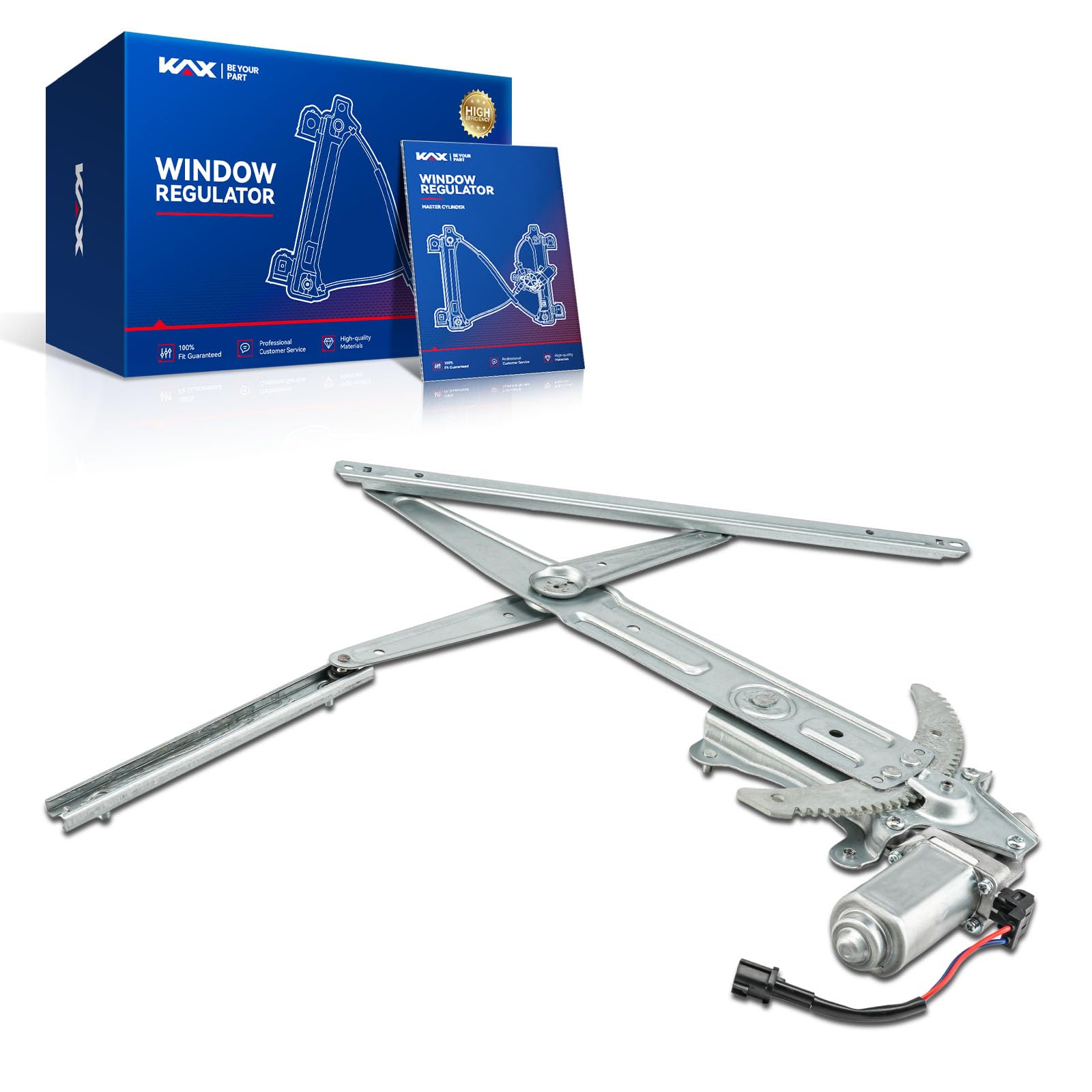 KAX 741-015 Power Window Regulator with Motor Front Right Passenger Side Compatible with 2004-2012 Chevrolet Colorado, 2004-2012 GMC Canyon, Isuzu i-290, 2006 i-280, Isuzu i-370, 2006 Isuzu i-350
