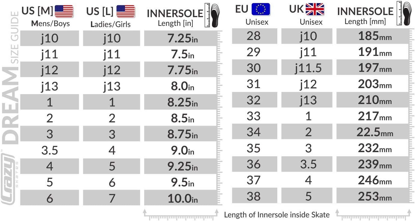 Flаѕh Dеаlѕ - 40% оƒƒ Crazy Skates Dream Roller Skates for Girls with LED Light-up Wheels