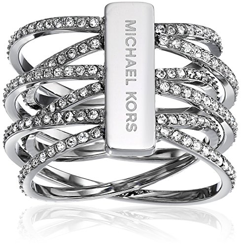 Michael Kors Pave Cross Over Ring