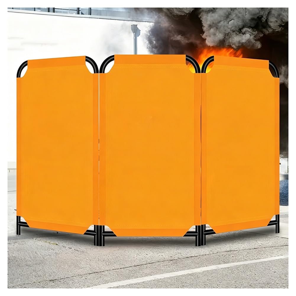 Écran De Protection De Soudage Ignifuge Mobile, Écran De Protection De Soudage Sur Pied À Un Panneau Avec Cadre, Enceinte Pare-étincelles Pour Garage, Usine Ou Cabine De Soudage(58x120cm)