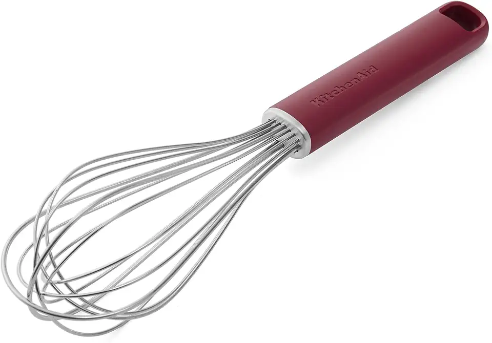 Fouet Batedor Ovos Profissional Cozinha Vermelho Kitchenaid