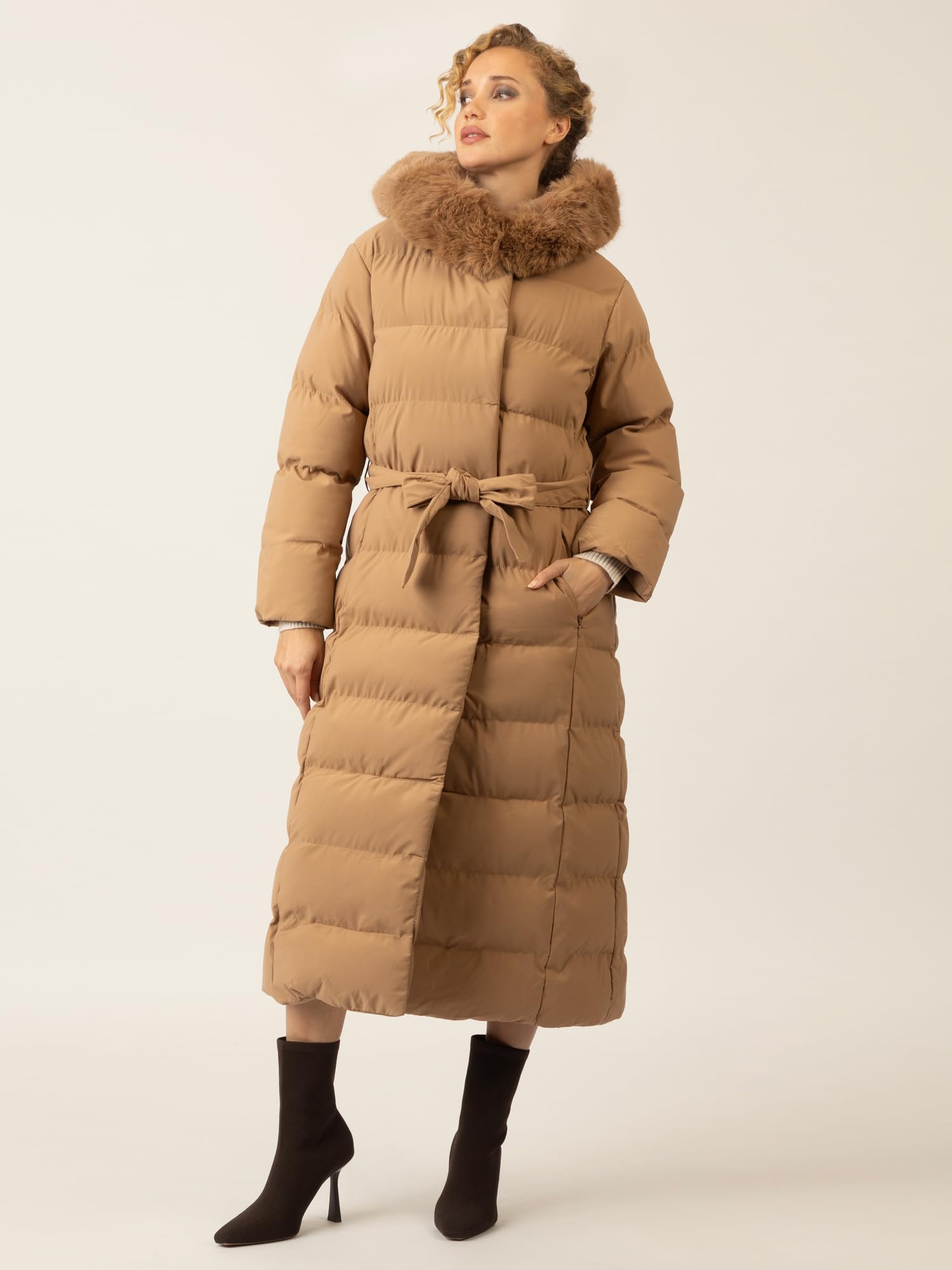 APART Fashion Damen Apart Winterjacke mit Reißverschluss Winterjacke