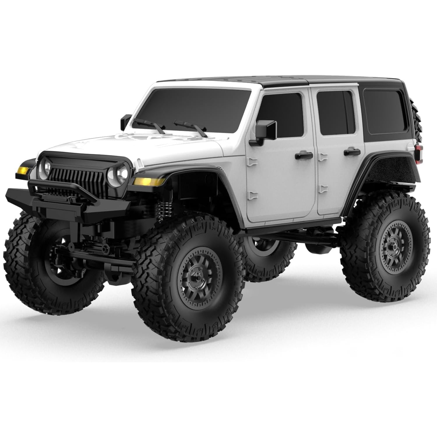 Photo 1 of ARRIS 1/24 RC Crawler, RCX24 RC Rock Crawler 4x4 4WD RC Jeep Truck, 2.4GHz Remote Control Off Road Car with 2 Batteries & LED Lights for Adults, Hobby Grade RTF Toy Vehicle Gifts