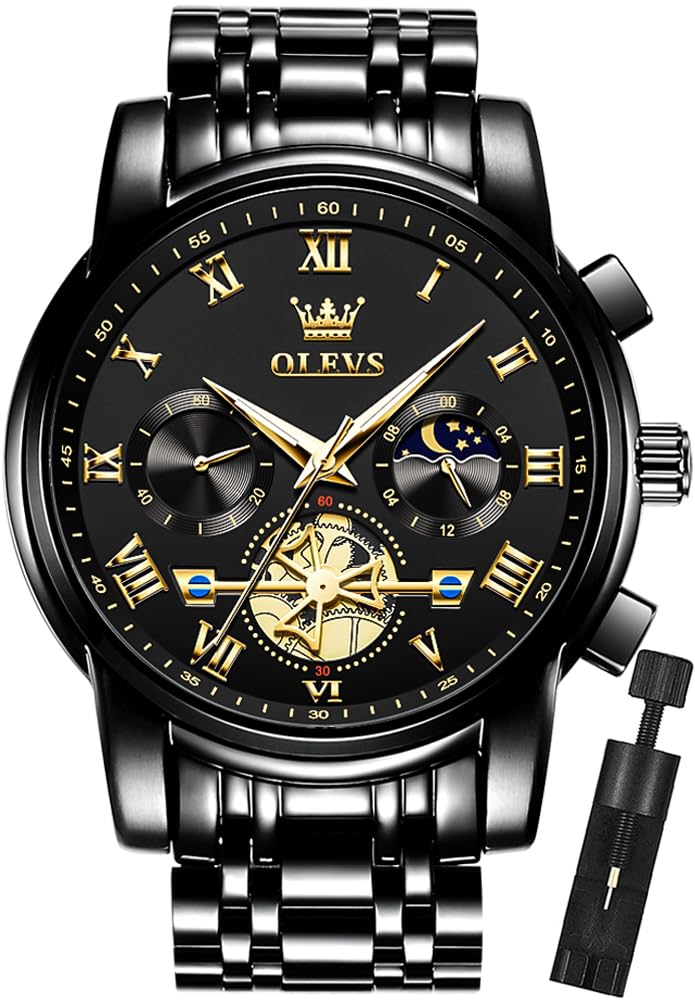 Watch for Men Classic Business Dress Stainless Steel Men Watch