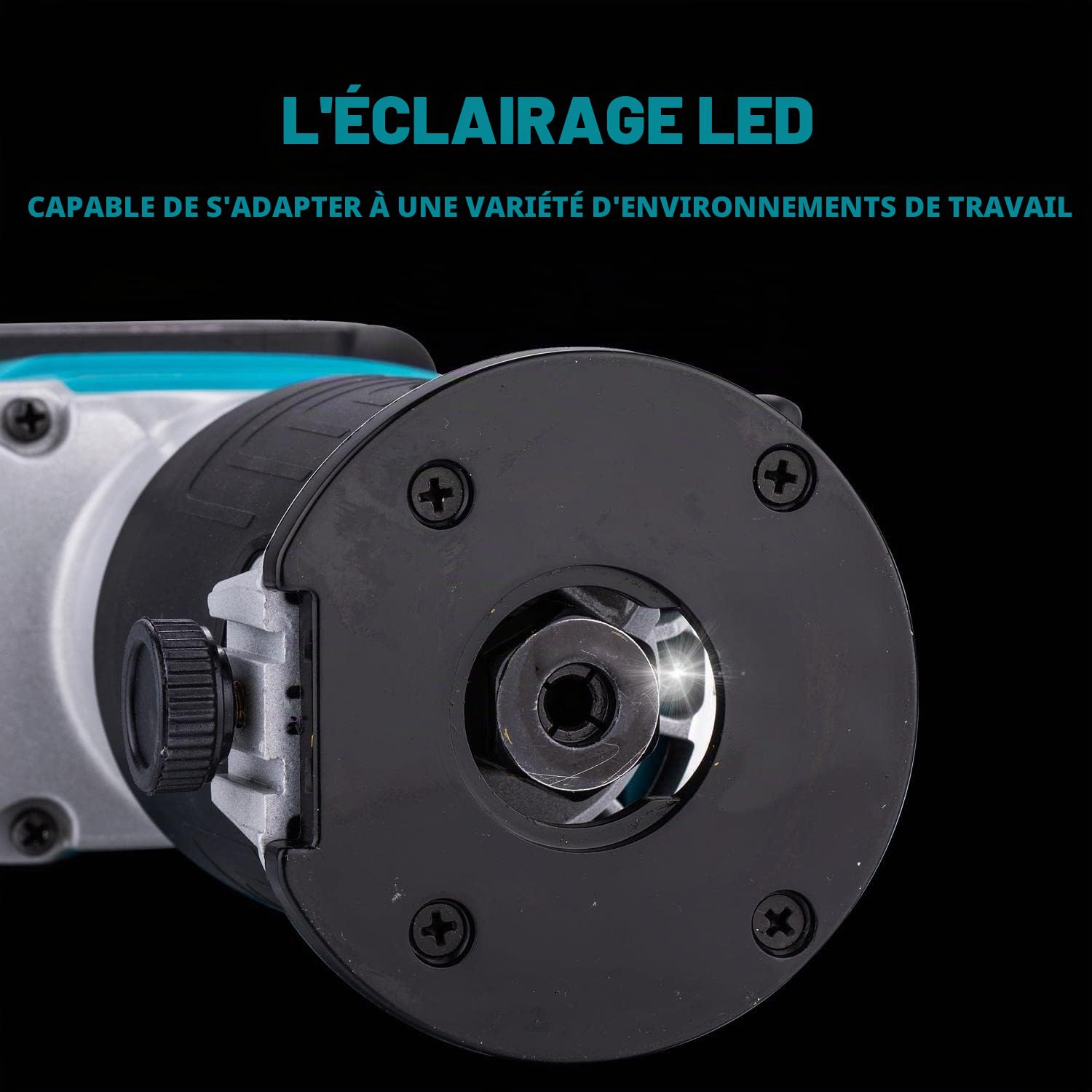 KATSU FIT-BAT 21V Brushless Défonceuse sans Fil Affleureuse à Bois Plastifieuse Routeur Menuisiers Outil avec 3 Pinces à Mandrin 1/4 ", 6mm et 8mm, sans Batterie 102750