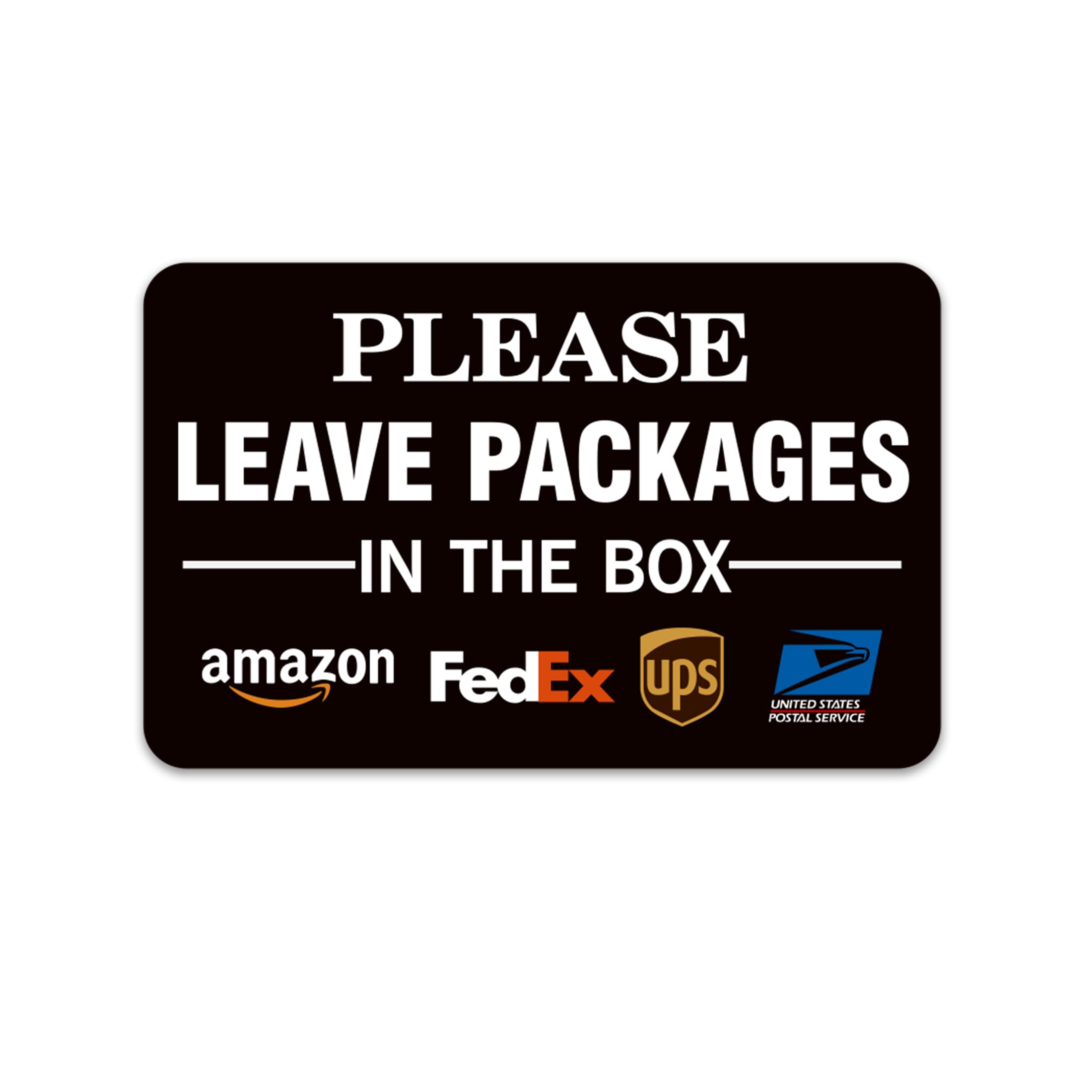 Leave Packages Here Sign, Metal tin sign Weather & Fade Resistance Please Place Packages in Box Sign Metal, Delivery Signs for Packages, Front Door，House, Home, Office Outdoor Use
