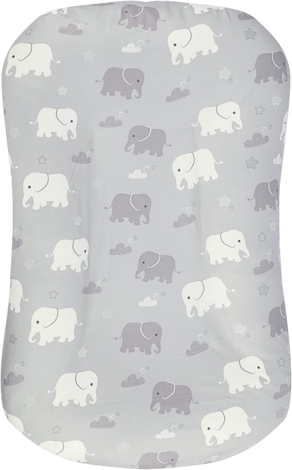TANOFAR Baby Lounger Cover, Newborn Lounger Cover for Boys, Removable Nest Slipcover, Soft Comfortable, Machine Washable, Elephants
