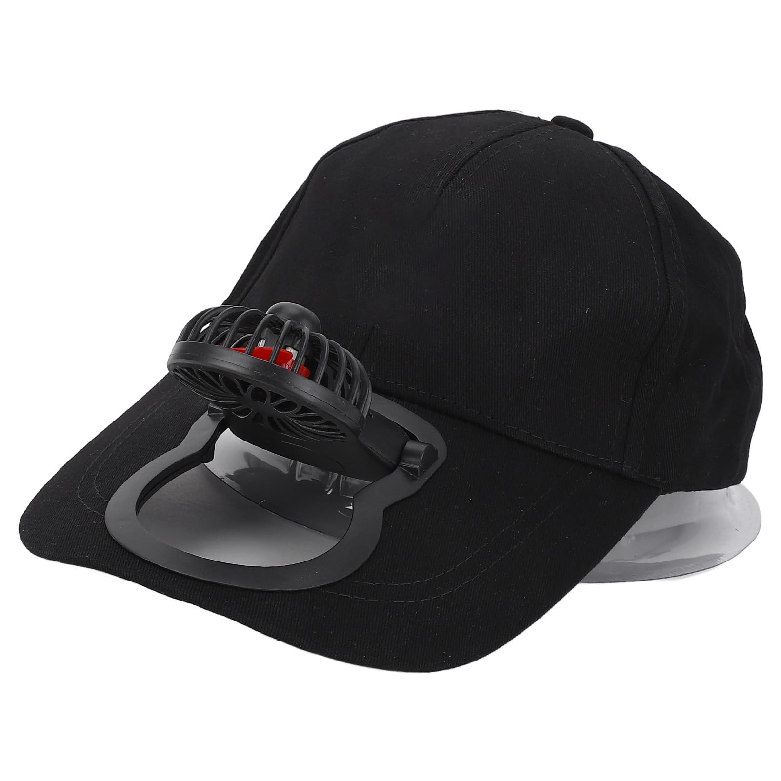 Yinhing Solaire avec Une Batterie Rechargeable Intégrée, Chapeau Réglable à Large Bord avec Ventilateur pour Voyage Pêche Randonnée Casquette de Baseball Ventilateur