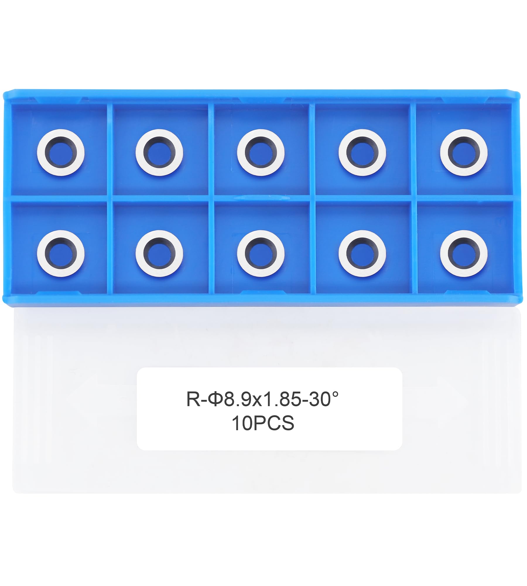 Ci5-insertos de carburo redondos de 8.9mm, cuchillas de repuesto aptas para torno de bricolaje, herramienta de torneado de madera, 10 piezas