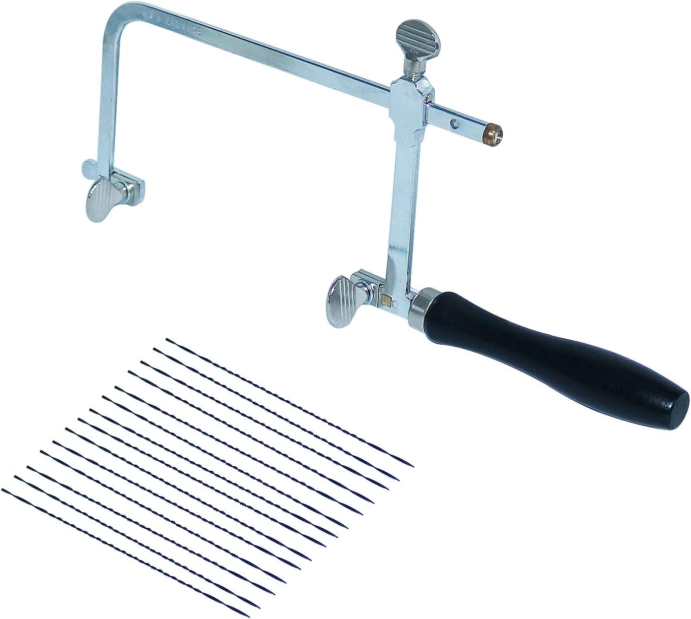 Jewelers Saw Frame Set with Blades 12 Pieces Adjustable Jeweler Wax Cutting Saw Kit with Saw Blade Jewelry Making Tool Jewelers Tools