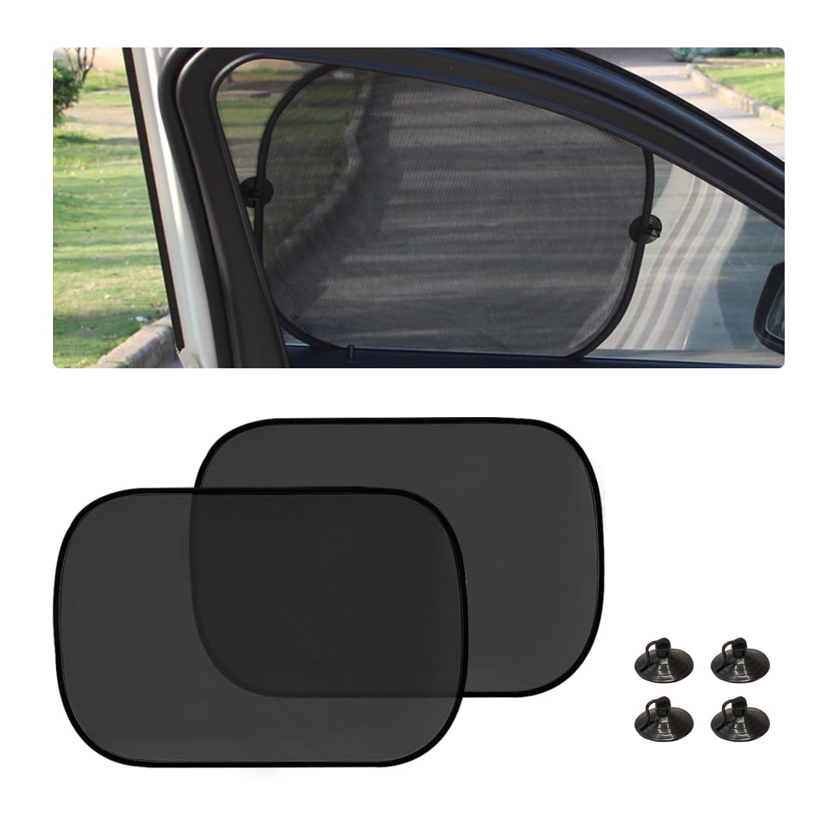 Jasvic Car Windshield Sun Shade Ubrella - Foldable Car Ubrella Sunshade Cover Uv Block Car