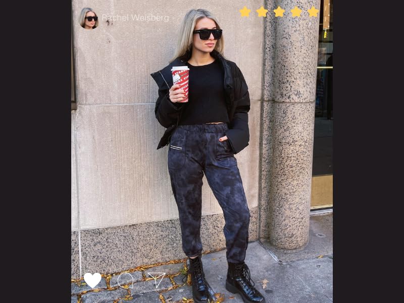 Image of Haowind Joggers for Women with Pockets Elastic Waist Workout Sport Gym Pants Comfy Lounge Yoga Running Pants