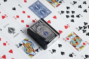 Bicycle Prestige Waterproof Plastic Playing Cards, Red and Blue 2 Pack