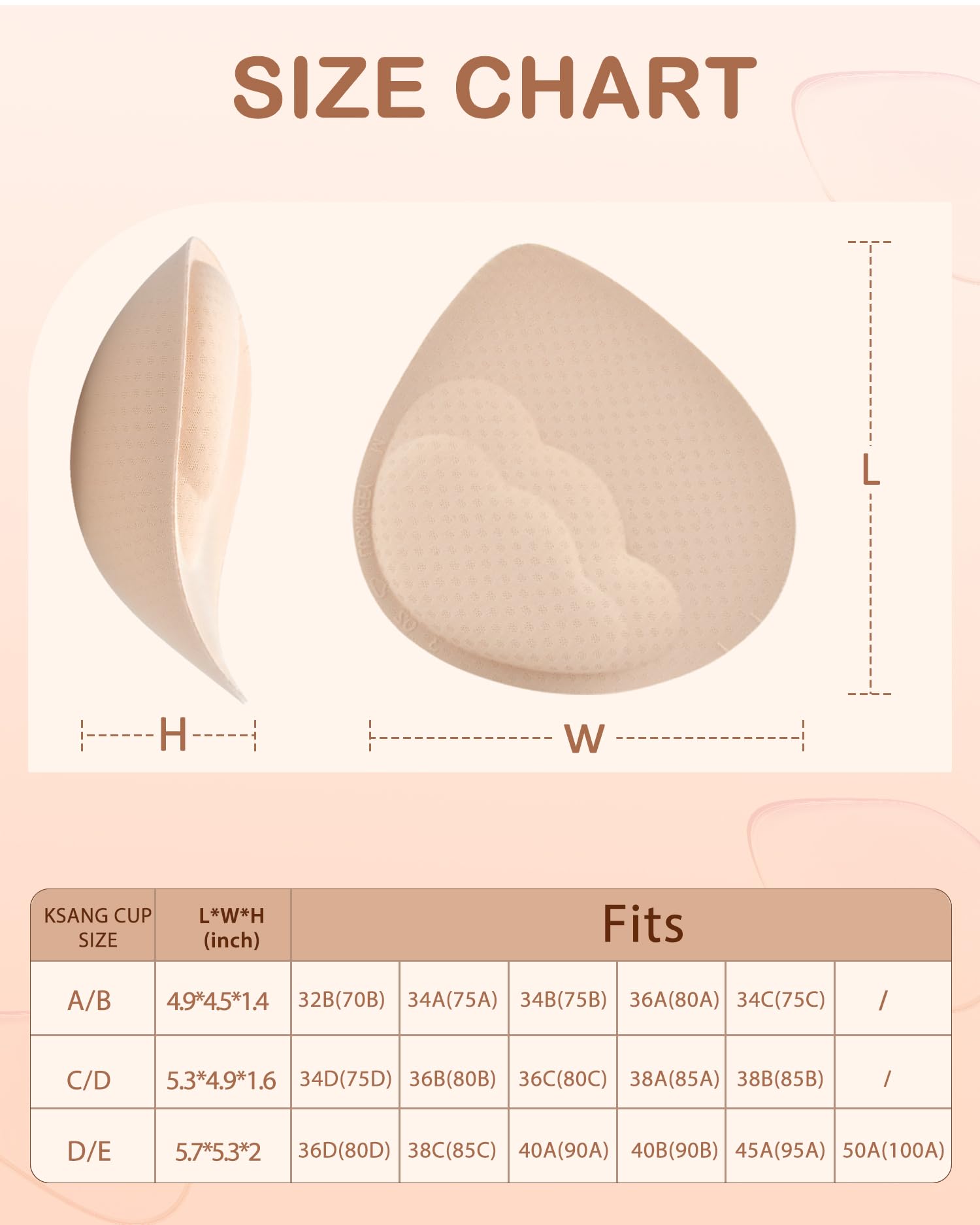 Cuscinetti per reggiseno super spessi, per push-up, per migliorare il seno, aggiungere 1-2 coppe per abiti da donna, costumi da bagno, sport