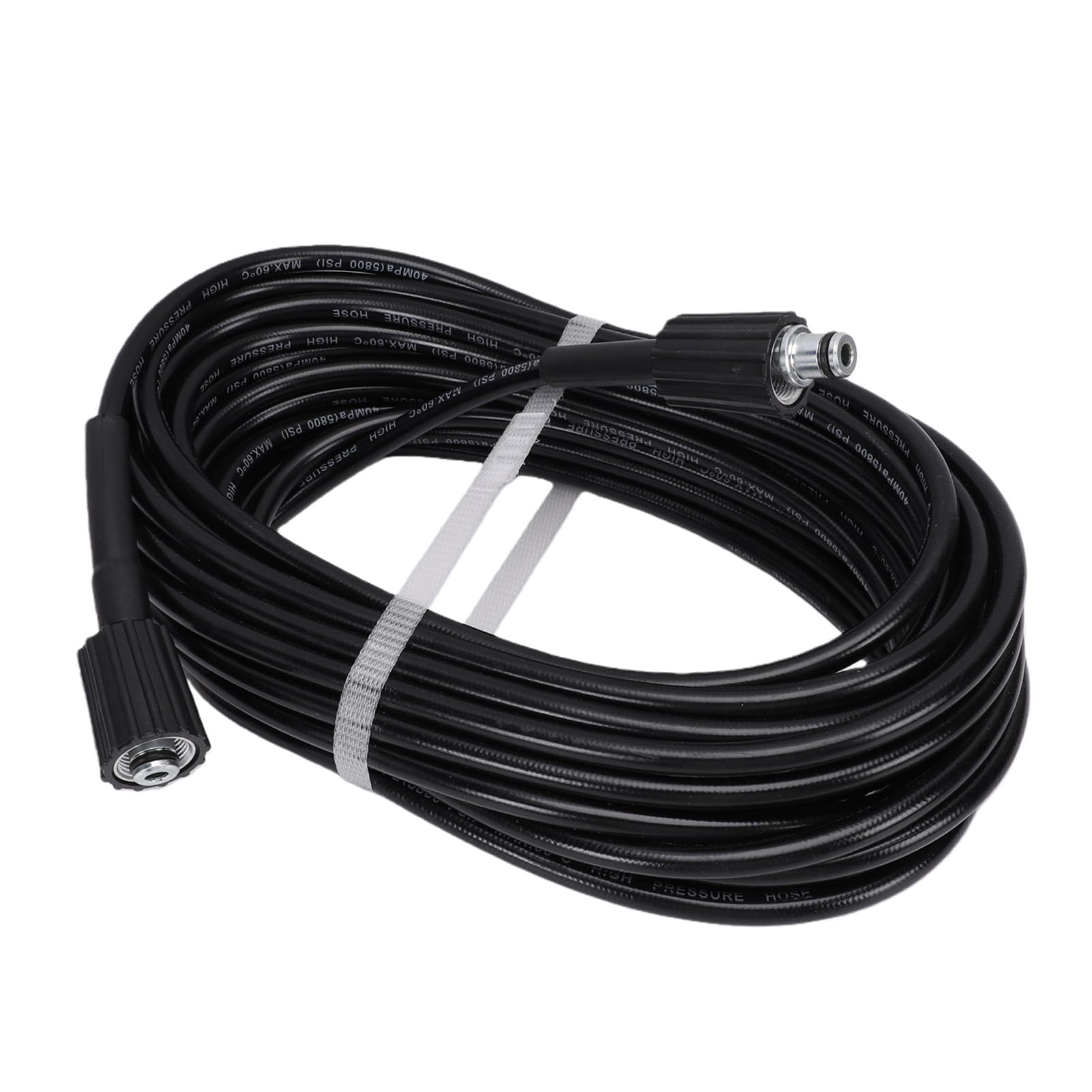 BRRNOO Tubo per Idropulitrice 15 M 5800 Psi Raccordo Rapido in Ottone