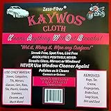 Zezo-Fiber - Streak Free, Spot Free - Polishes as it Cleans- 8 Cloths by Kaywos Cloth