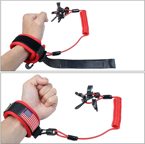 Miniatura 7 de Llavero de moto acuática, Rojo -