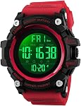 Gosasa Men Sport Watch Countdown Stopwatch Watch Mens Wrist Watch Waterproof LED Electronic Digital Male Watch 12/24 Hour Multifunctional Watch