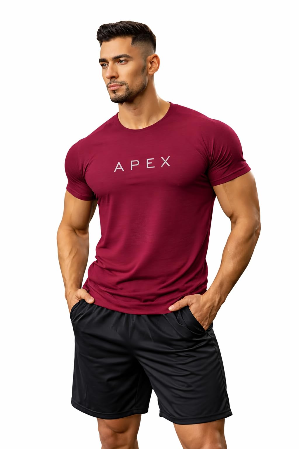 3Colours RGB Polyester Quick-Dry Sport T-Shirt, High-Performance