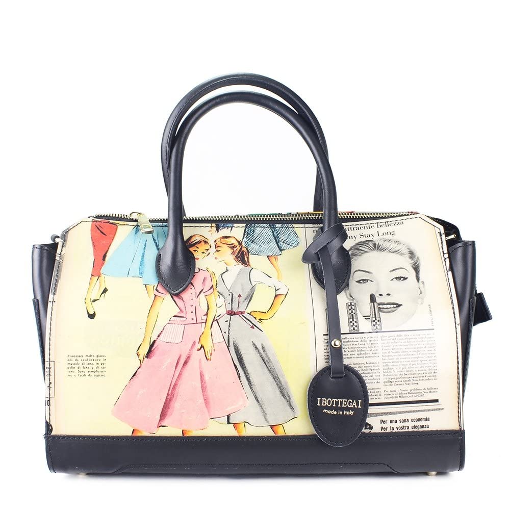 Audrey Bag - Borsa in Pelle Donna - Borse Vintage IBOTTEGAI Made in Italy