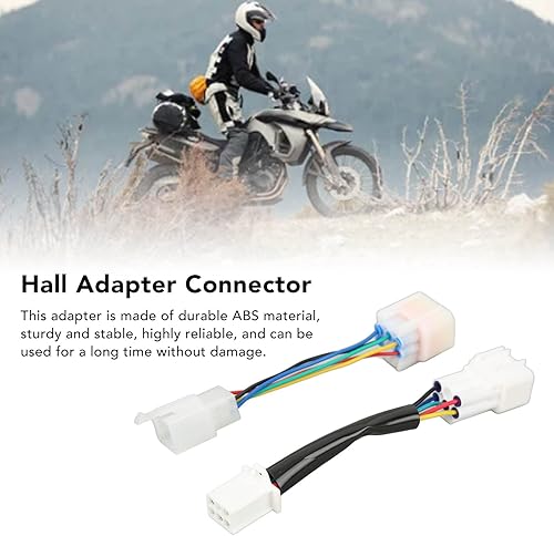 Miniatura 4 de KIMISS - 2 conectores eléctricos para controlador de motocicleta, adaptador de controlador de pasillo de motocicleta de 6.496 in6.49 pulgadas, IP67,