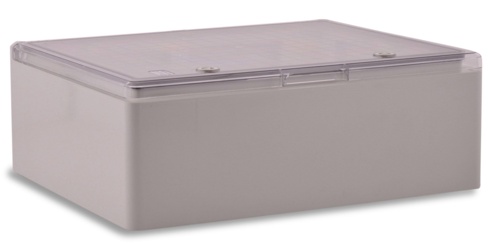 BOXEXPERT Fleet - Armadietto da parete per quadro elettrico, IP65, alloggiamento vuoto in acrilonitrile-butadiene-stirene (ABS), grigio/trasparente, (500 x 400 x 175 mm, con finestrella)