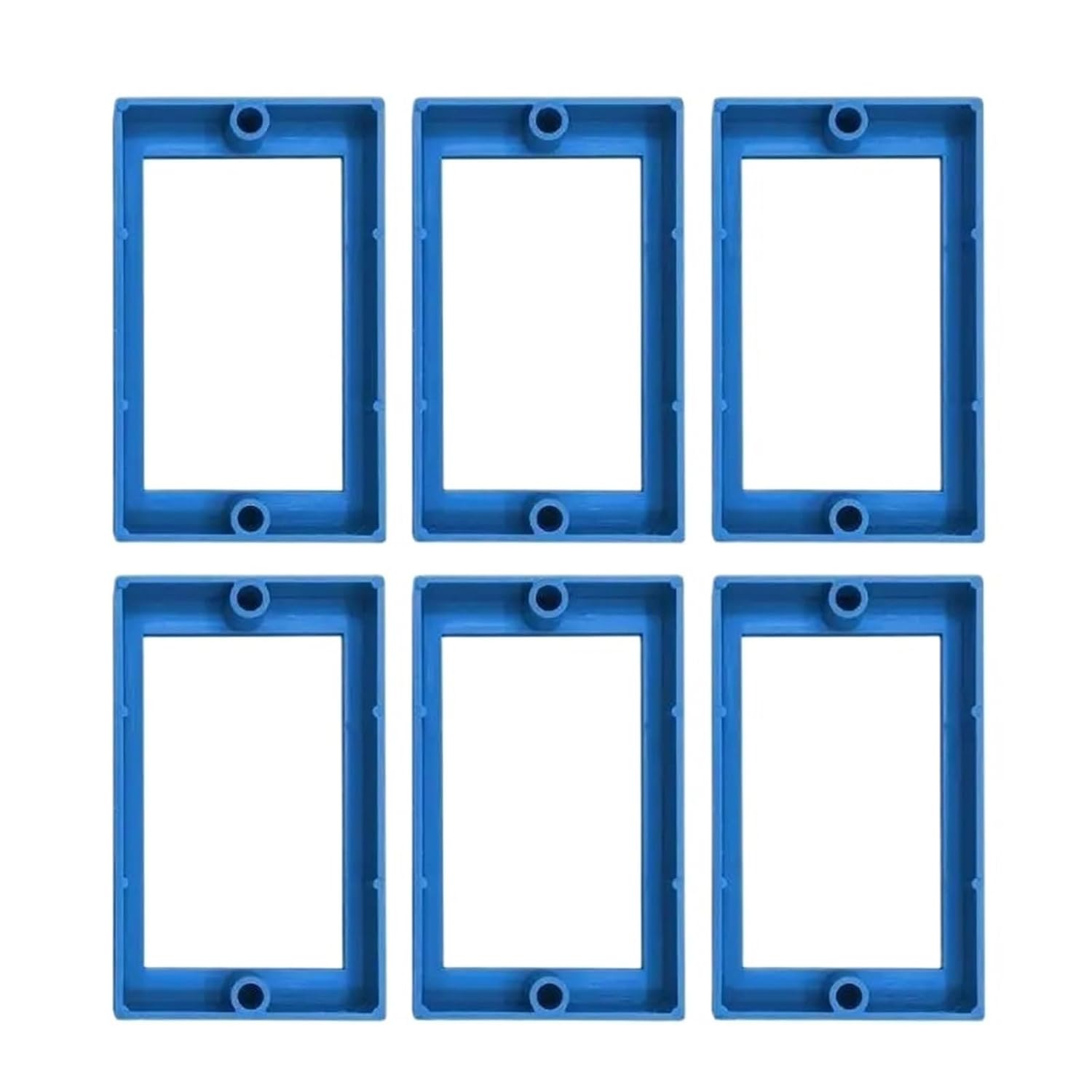 Outlet Box Extenders 6pcs Outlet Box Practical Box Expand Power Simple Install Plastic(Blue)