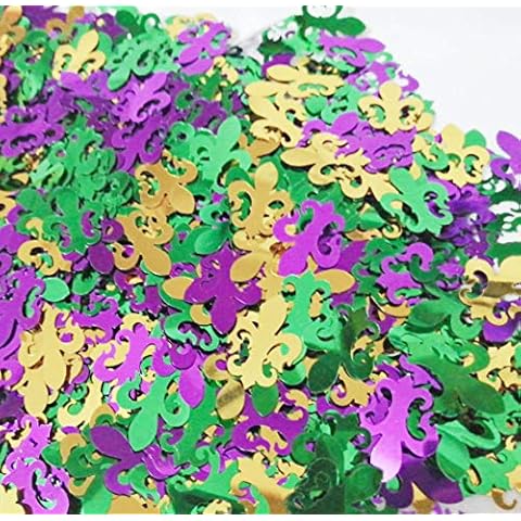 1400PCS Mardi Gras Confetti Decorations Cover