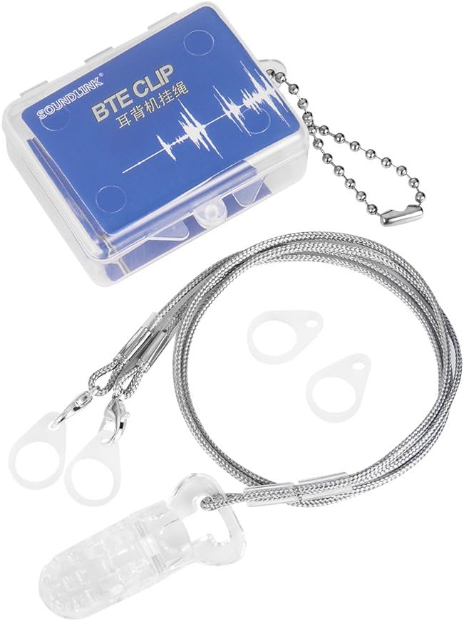 SOUNDLINK Hearing Aids Clip For Adults - New Designed Portable Hang Rope Anti-lost Rope Fixation Cord Protection Rope For Seniors