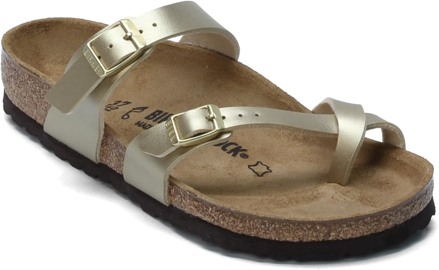 Birkenstock Women's Mayari Sandals, Gold Birko-flor, 7