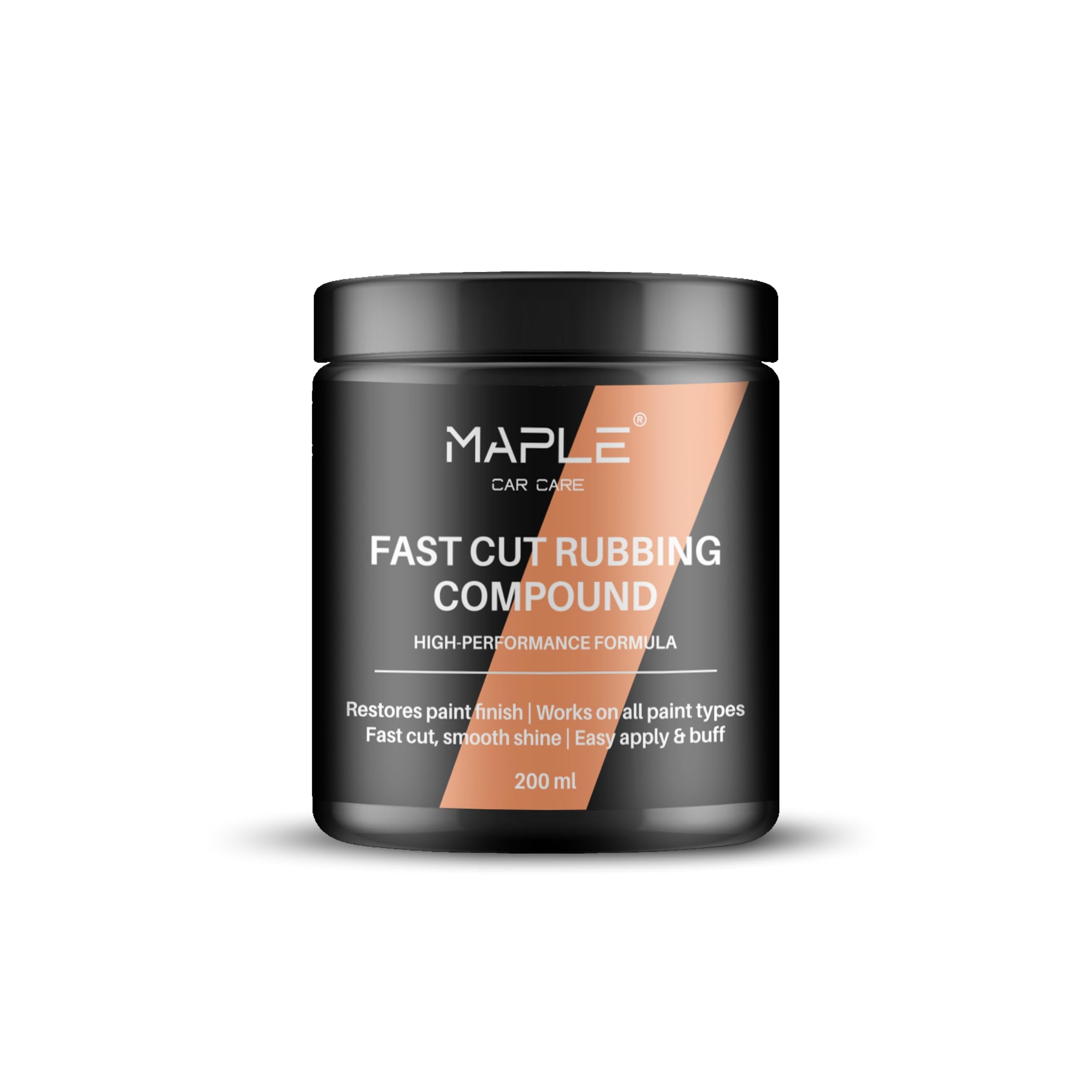 Maple Car Care Fast Cut Paste Compound (200ml) | Heavy-Duty Car Polishing Compound for Scratch Removal, Oxidation, Swirl Marks & Paint Restoration-image-29