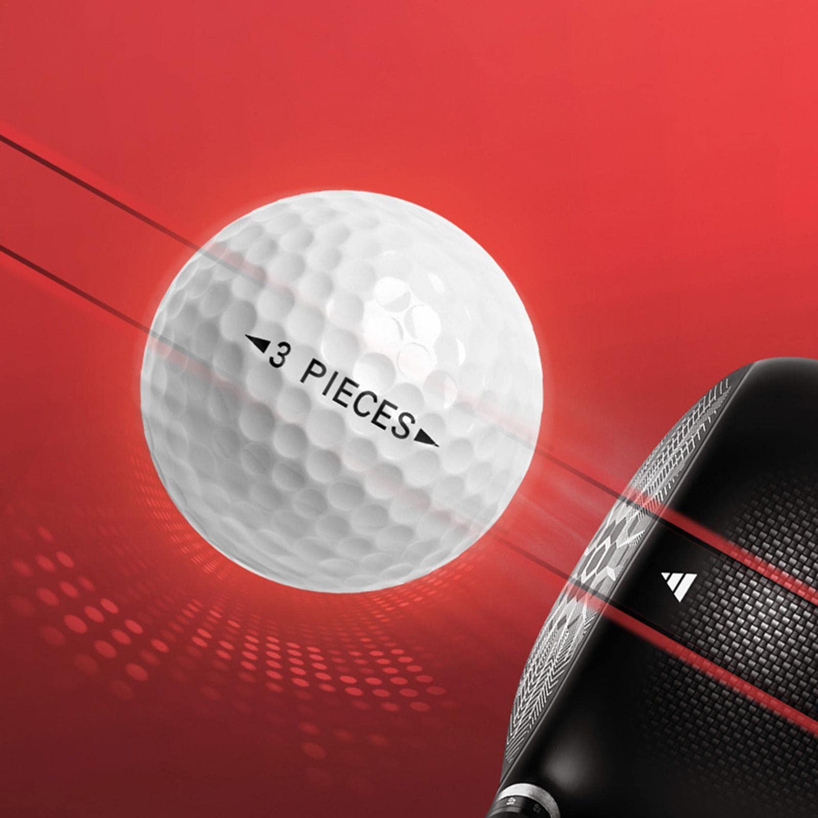 Golf Practice Ball,Triple Layer Golf Practice Ball | Golf Swing Putting Assist Training Accessories, with More Stable Handling, for High-Skilled Golfer Germplasm