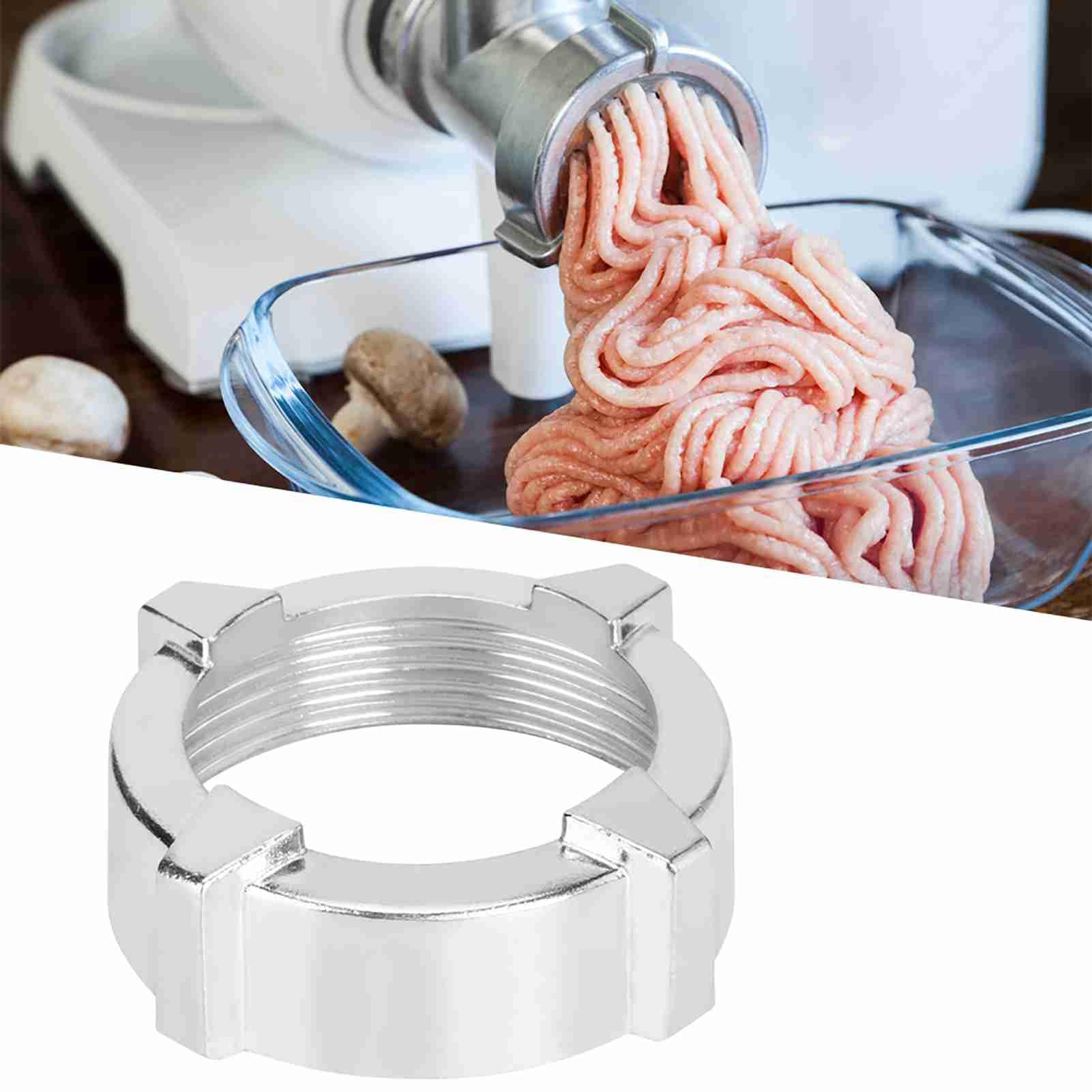 Restokki Aluminum Alloy Meat Grinder Nut for Easy Installation and Cleaning Applicable for Home Use