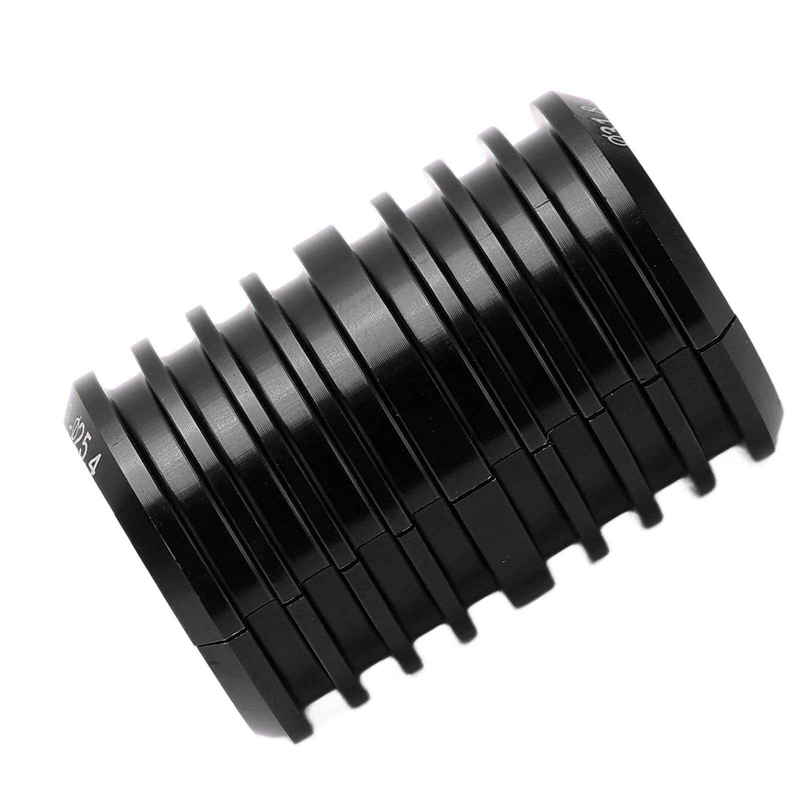 Mrisata Handlebar Shim, Aluminum Alloy Stem Reducer Handle Shim, Handle Bar Spacer Sheet clamp 25.4 to 31.8 mm Conversion Shims Adapter for MTB Cycling, 1 Pair