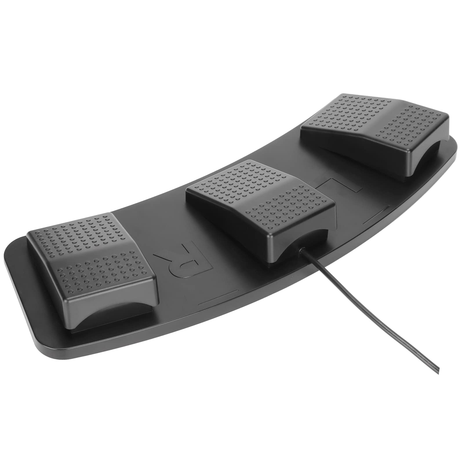 Pedal de Interruptor Triple USB, Conexión por Cable Personalizable para Fotomatón y Transcripción, Interruptor Mecánico Duradero