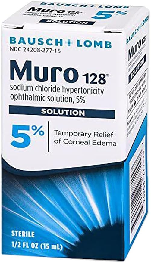 Muro 128 Sterile Ophthalmic 5 Percent Ointment,Twin Pack