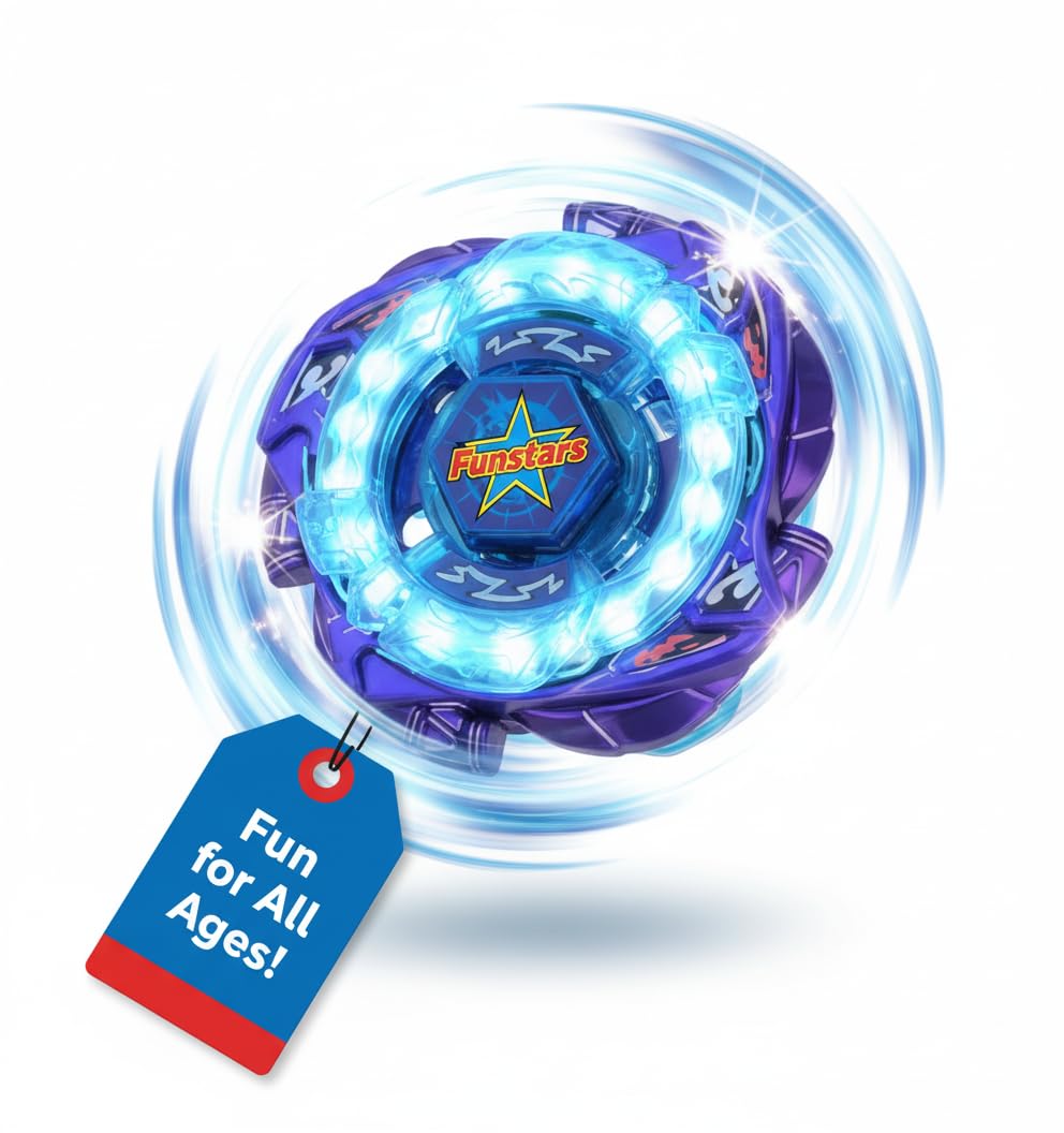 Funstars Omega Dragonis 85XF Rare Metal Fury Spinning Top with String Launcher High-Performance Aluminum Alloy Build, Robust Plastic Components(BB128) 4